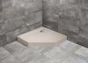 Radaway Doros PT Compact Stone brodzik pięciokątny 100x100 kaszmirowy SDRPT1010-05-84S